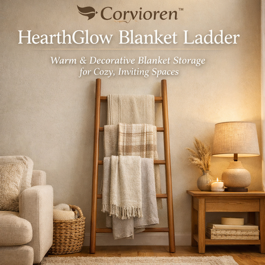 Corvioren™ HearthGlow Blanket Ladder